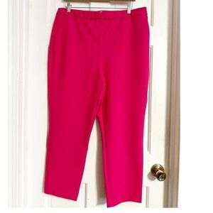 Rachel Zoe Pink Pull On Ankle Pants  Sz 16